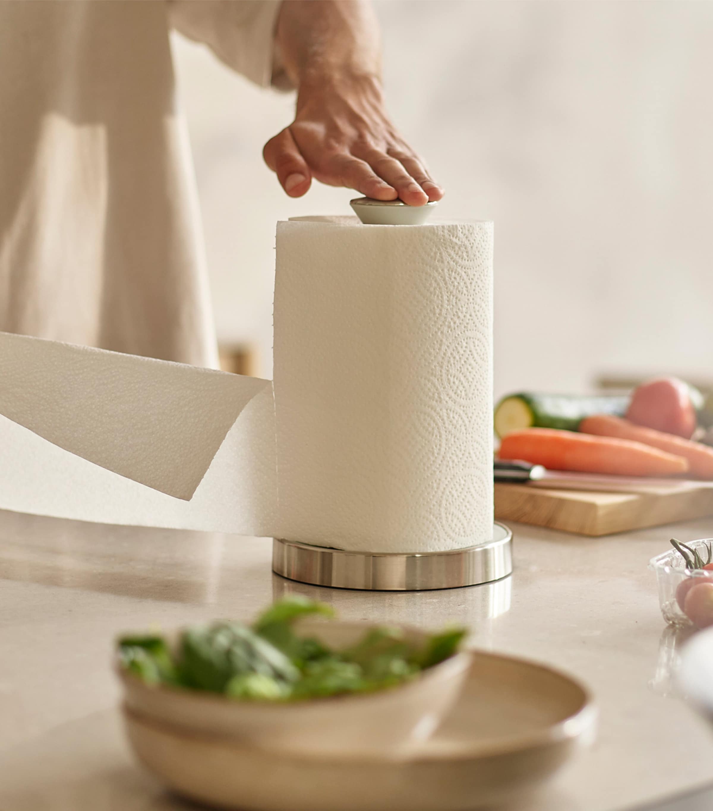 Joseph Joseph Push and Tear Kitchen Roll Holder