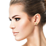 14ct Yellow Gold Heart Stud Earrings - McGrocer