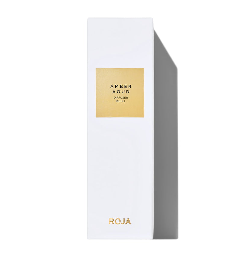 Roja Amber Aoud reed diffuser refill 750ml, imported from the UK