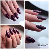Semilac purple gel polish 7ml (British brand)