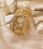 Mama Luma Metallic Floral-Embellished dress for ages 3-12 years, imported from the UK