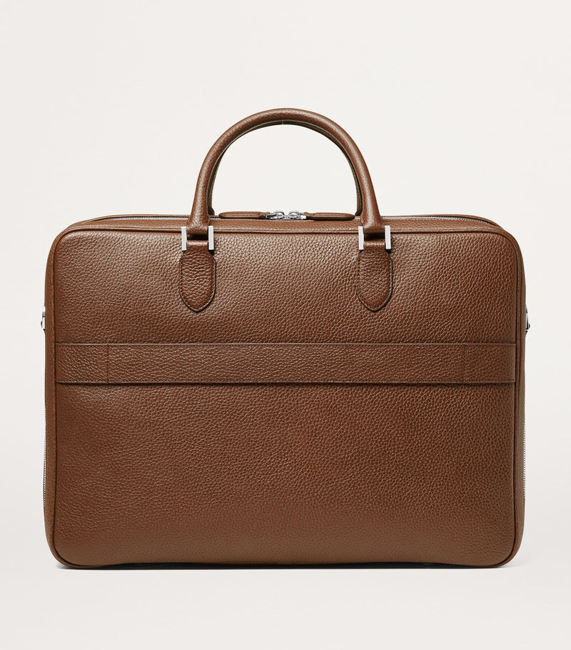 Aspinal Of London Leather 48 Hour Mount Street Travel Bag