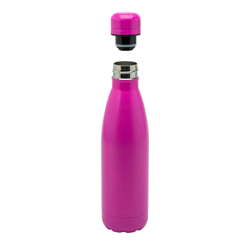 Smash Pink Stainless Steel Bottle 500ml (British brand)