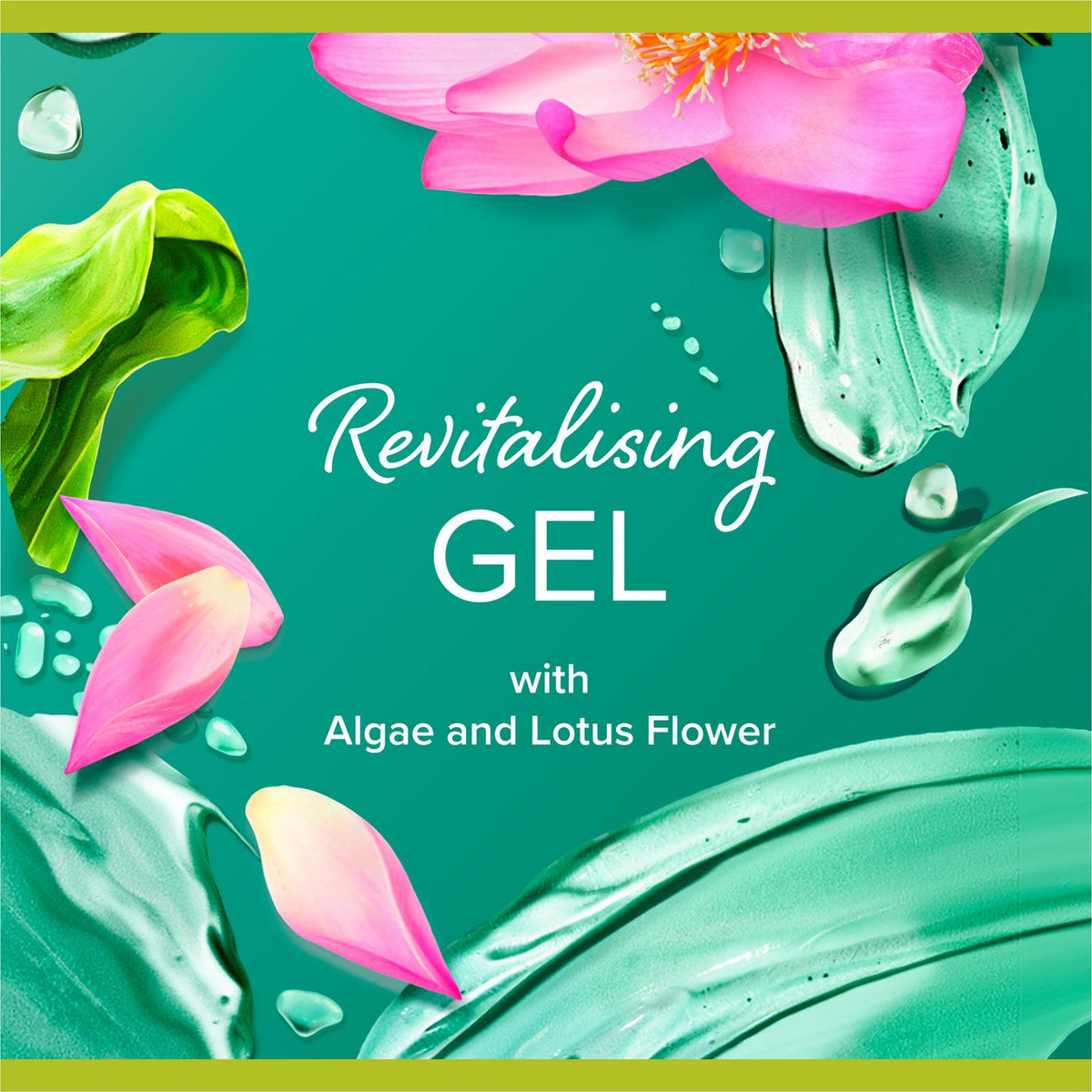 Thermal Spa Revitalising Gel Shower Gel and Body Wash with Algae and Lotus Flower, 400ml