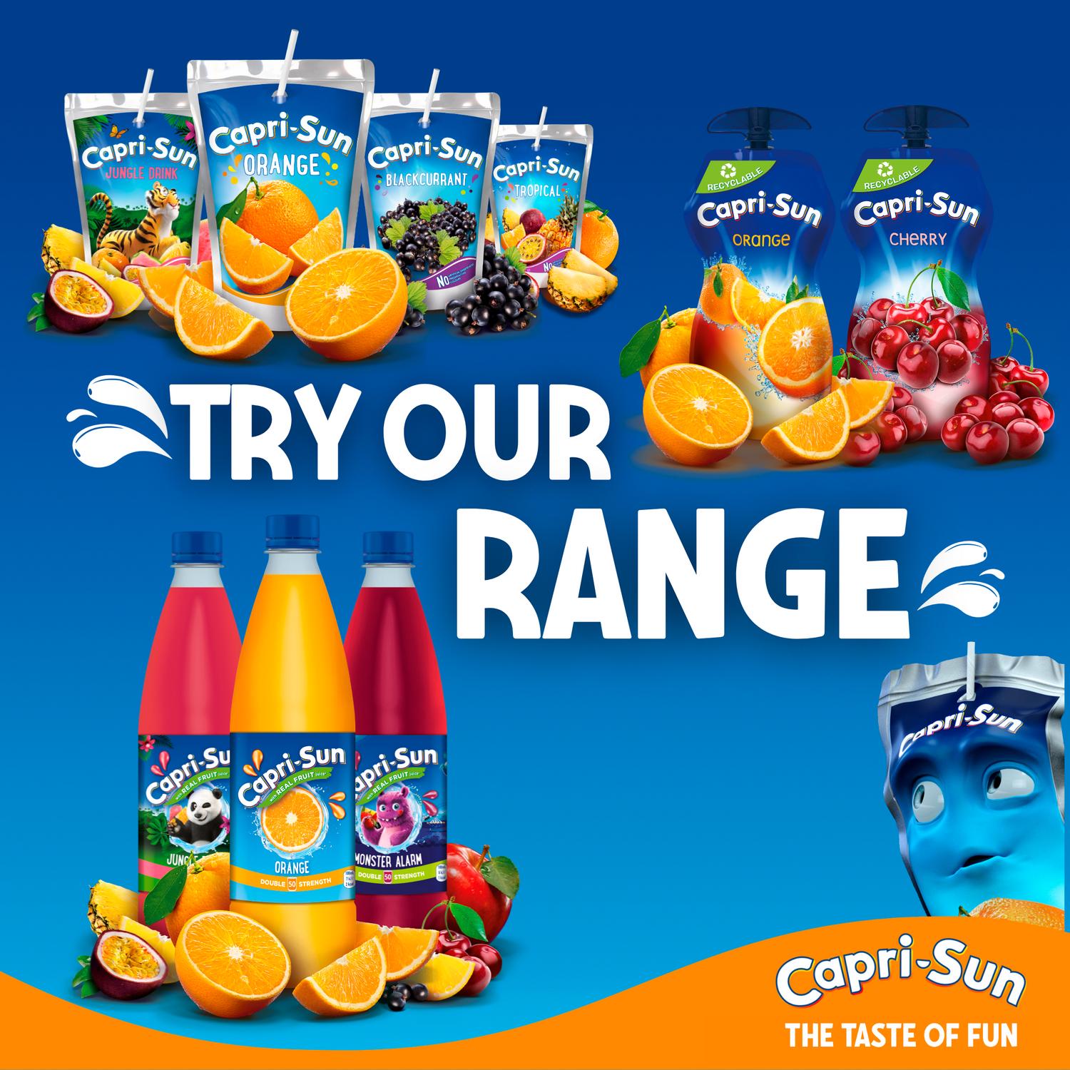 Capri-Sun Cola Zero Kids Juice Drink 4 x 200ml - British product