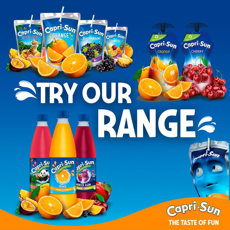 Capri-Sun Cola Zero Kids Juice Drink 4 x 200ml - British product