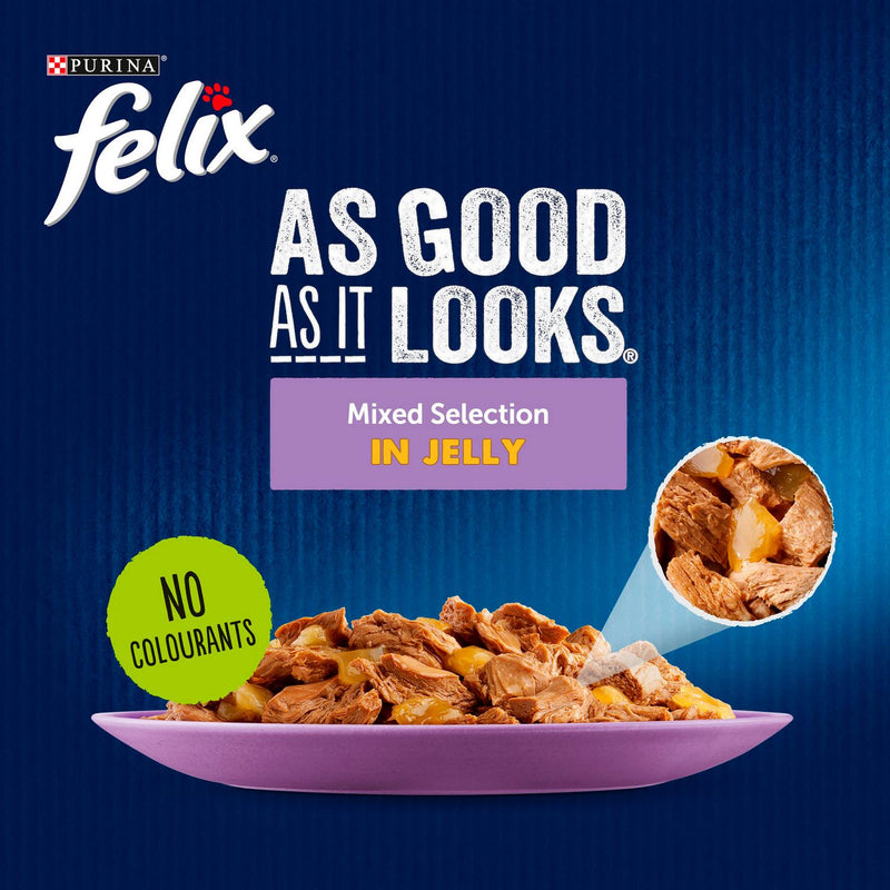 Felix wet cat food selection 40 x 85g - British product