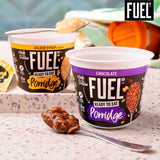 FUEL10K Ready to Eat Protein Porridge Oat Cereal Pot Chocolate 210g