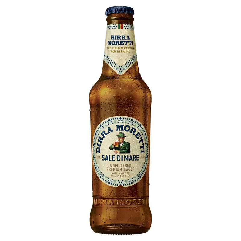 Birra Moretti Sale Di Mare beer bottle 10x330ml - British product