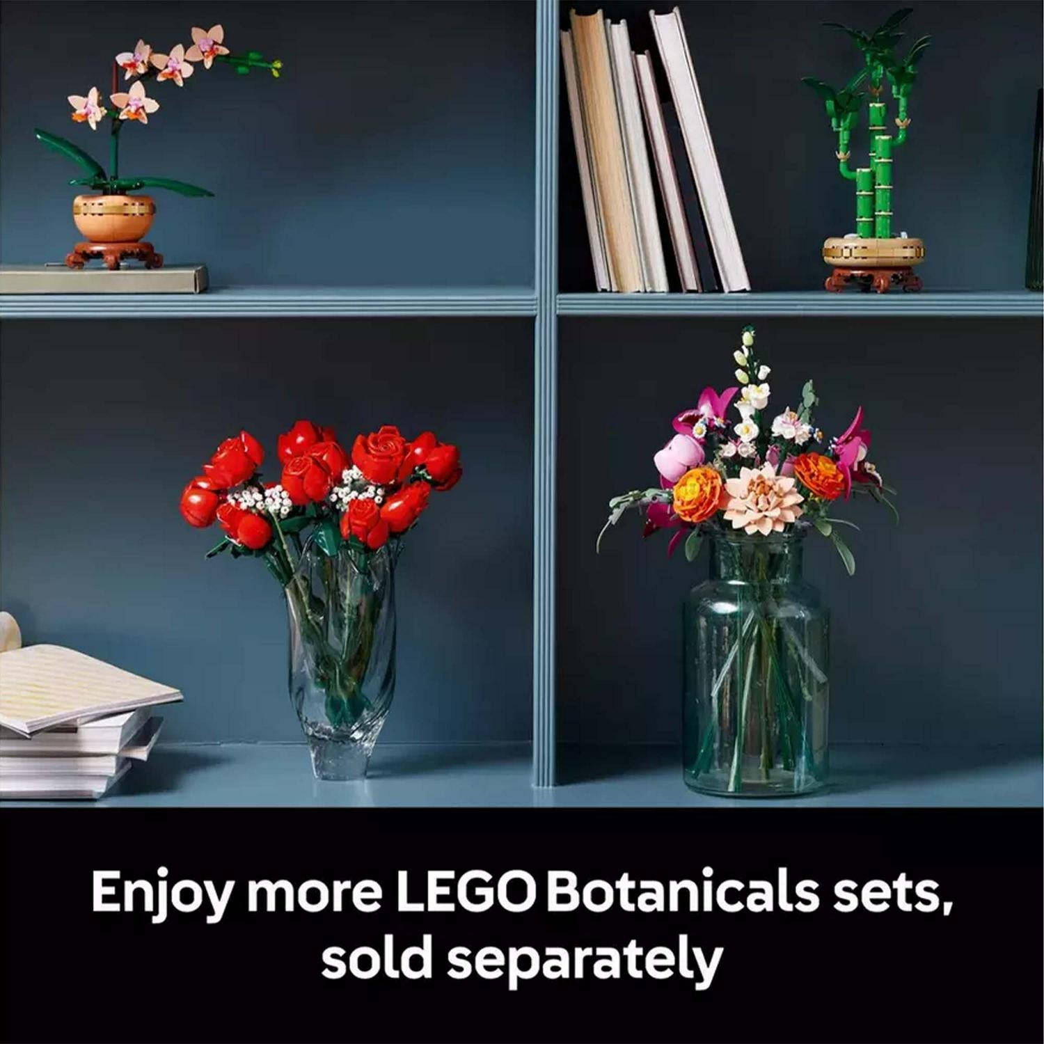 LEGO Botanicals Pretty Pink Flower Bouquet Decor Set 10342