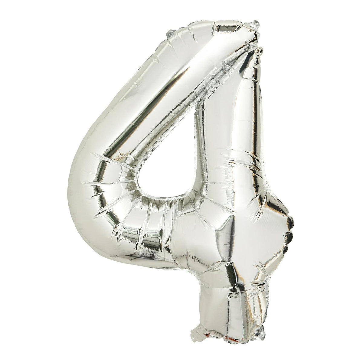 Sainsbury's Home Silver Foil Number 4 Balloon 34 inch (British brand)