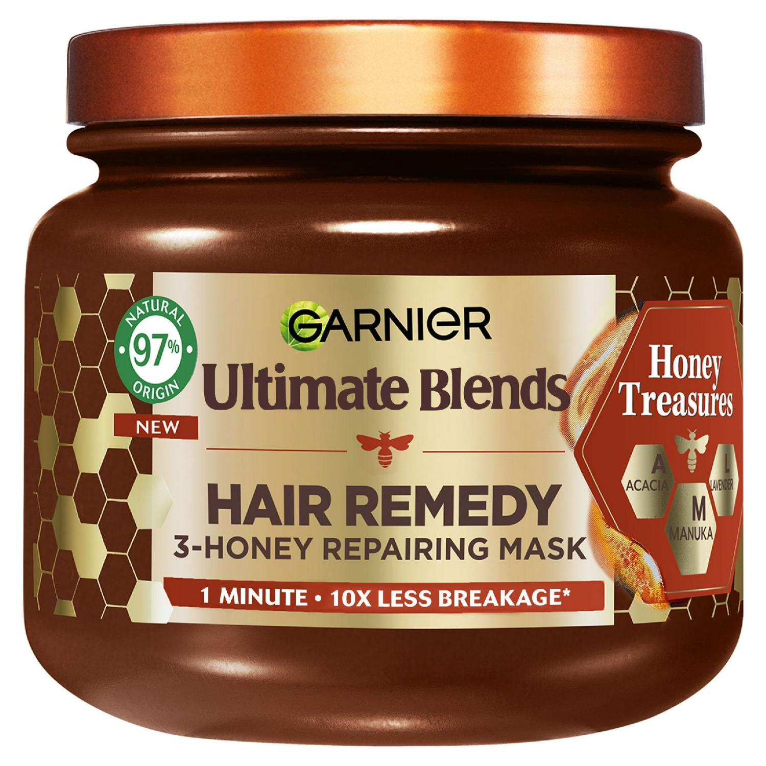 Garnier Ultimate Blends Honey Treasures Hair Mask 340ml, UK version