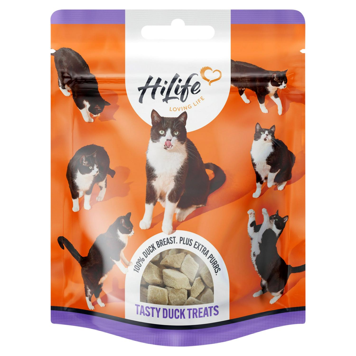 HiLife freeze-dried Duck Breast Cat Treats 10g, UK version