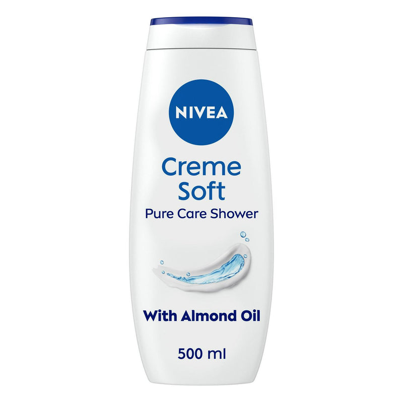 Nivea Creme Soft shower cream 500ml, imported from the UK