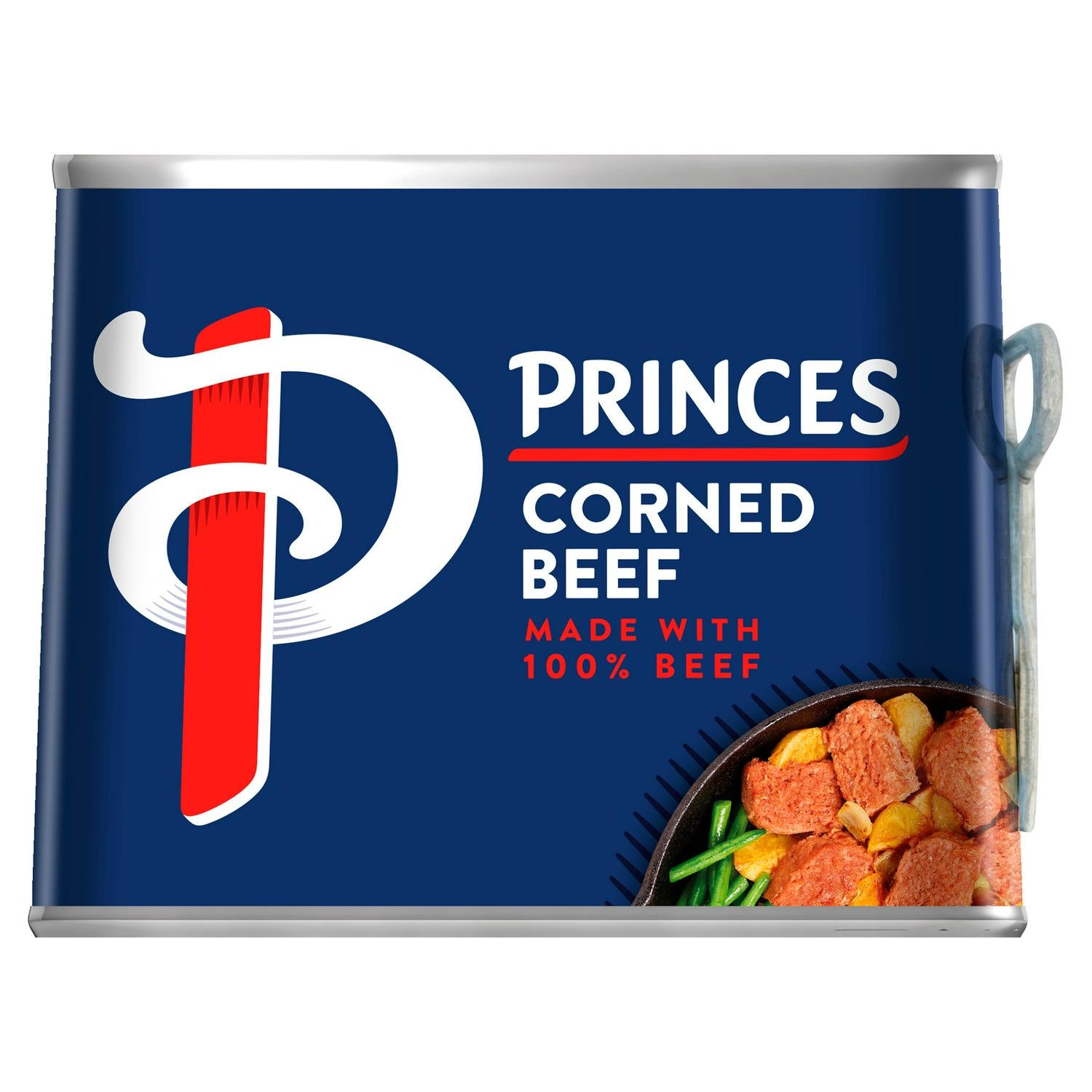 Princes Corned Beef 200g Tin, imported from the UK