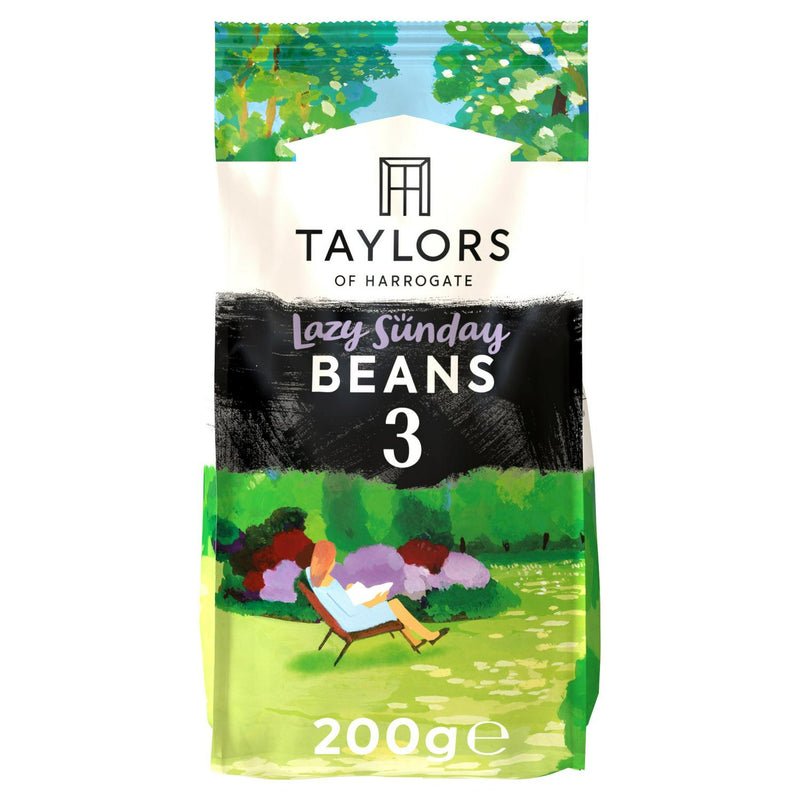 Taylors of Harrogate Coffee Beans Lazy Sunday 200g (British brand)