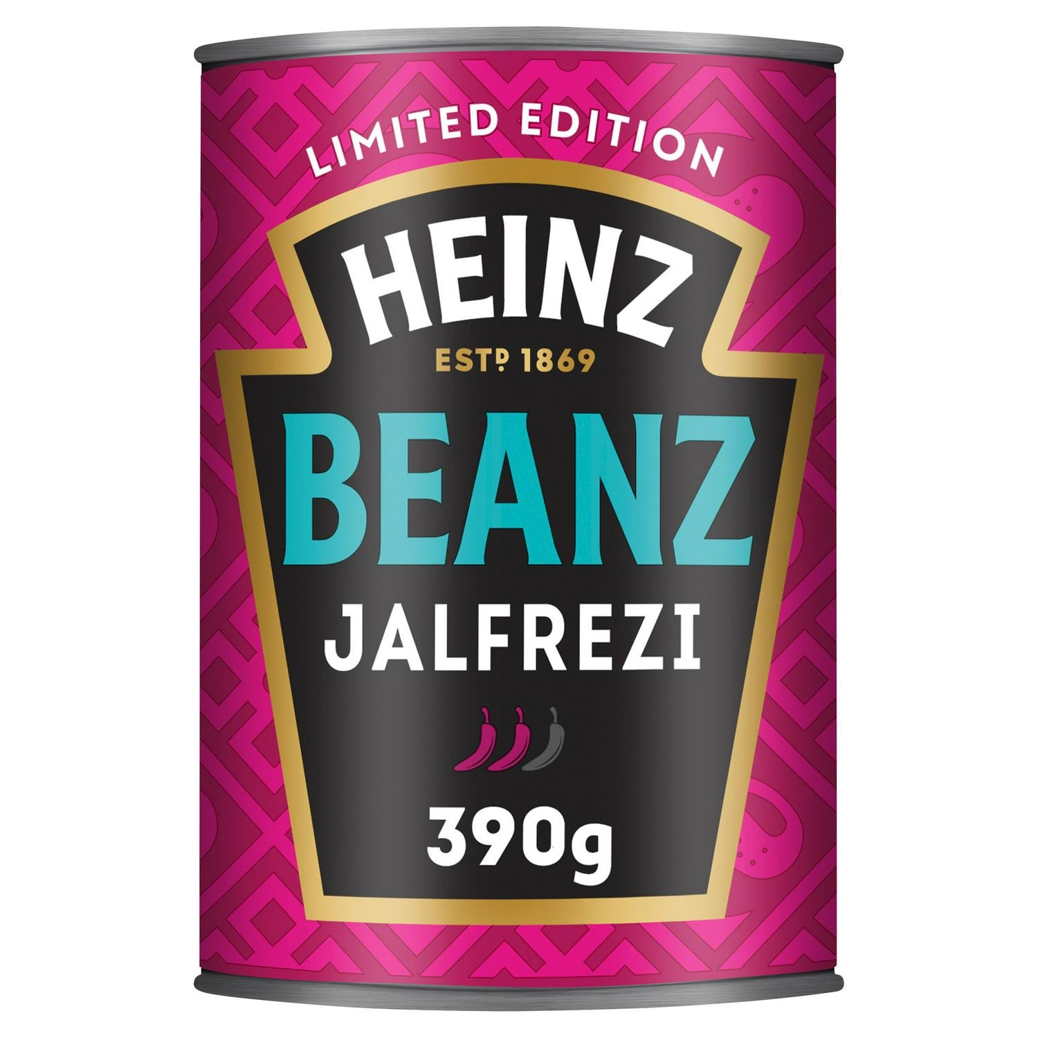 Heinz baked beans Jalfrezi 390g, UK version
