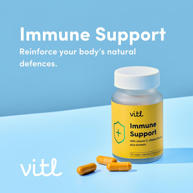 Vitl Immune Support Capsules 30 Count (British brand)