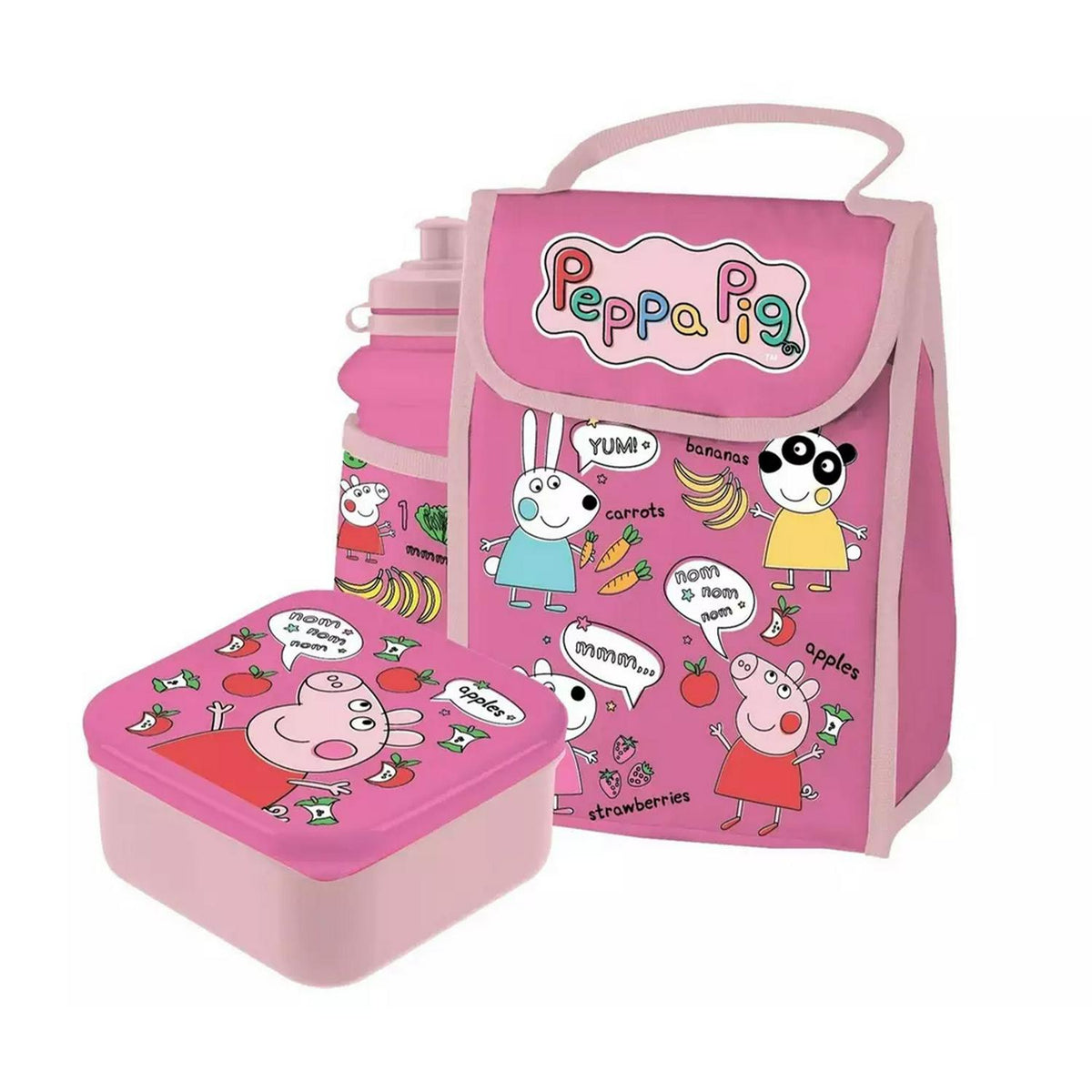 Hox insulated lunch bag set with 400ml bottle and snack container, UK version