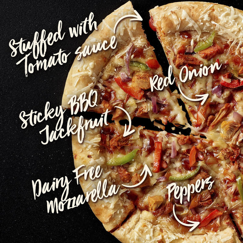 Chicago Town vegan BBQ jackfruit pizza stuffed crust 490g - British product