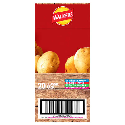 Walkers Classic Variety Crisps Multipack 20x25g