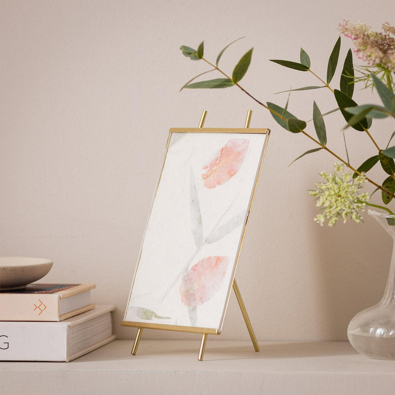 Habitat Easel Photo Frame Gold 18x10cm, UK version