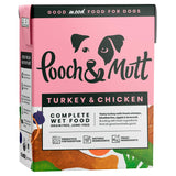 Pooch & Mutt Turkey & Chicken Complete Wet Dog Food 375g