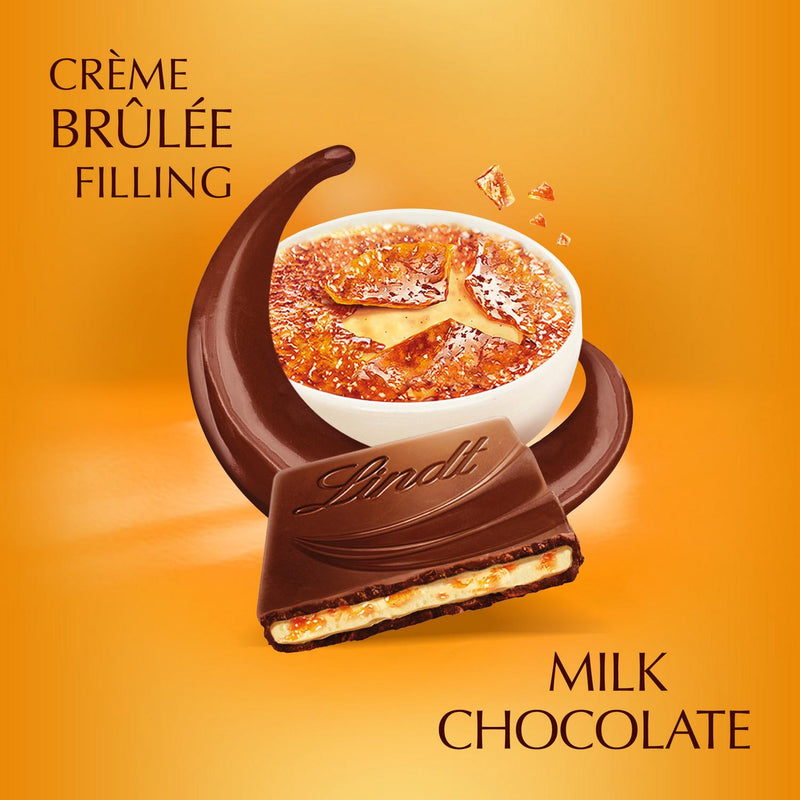 Lindt Creme Brulee Milk Chocolate Bar 150g, UK version
