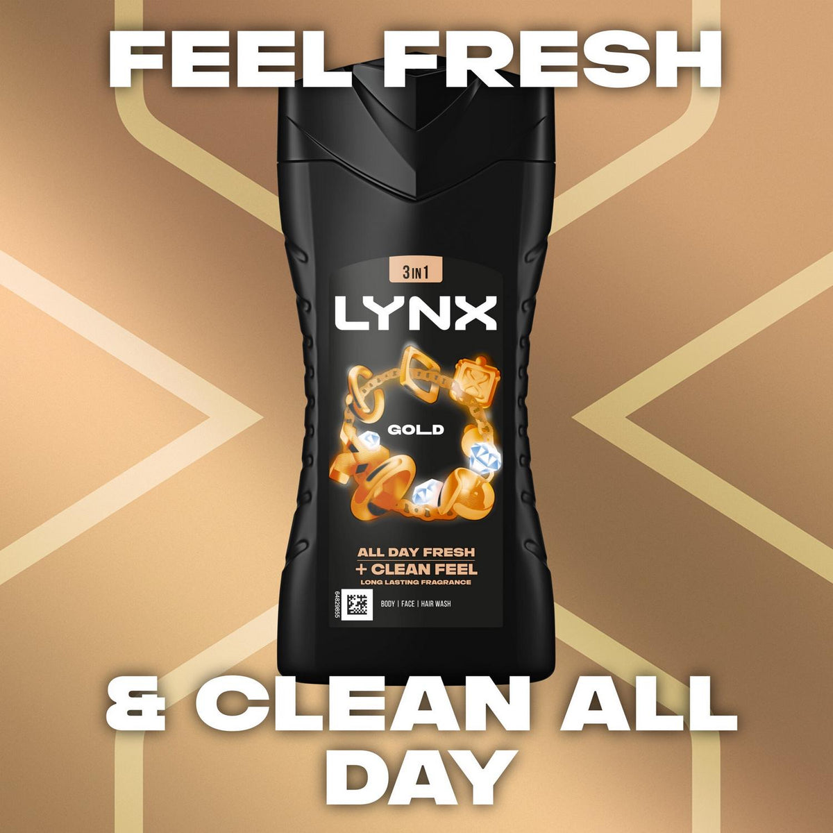 Men's Shower Gel with Oud Wood and Vanilla Fragrance 225ml