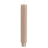 Habitat natural dinner candle hexagon unscented 20cm, imported from the UK