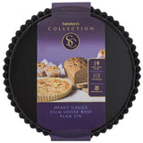 Sainsbury's Home round black flan tin 23cm (British brand)