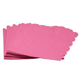Sainsbury's Home Pack of 20 3ply Scalloped Pink Paper Napkins - 33cm