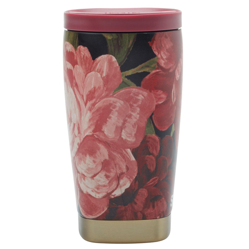 Smash Floral Coffee Cup travel mug 8 x 6 x 15cm (British brand)