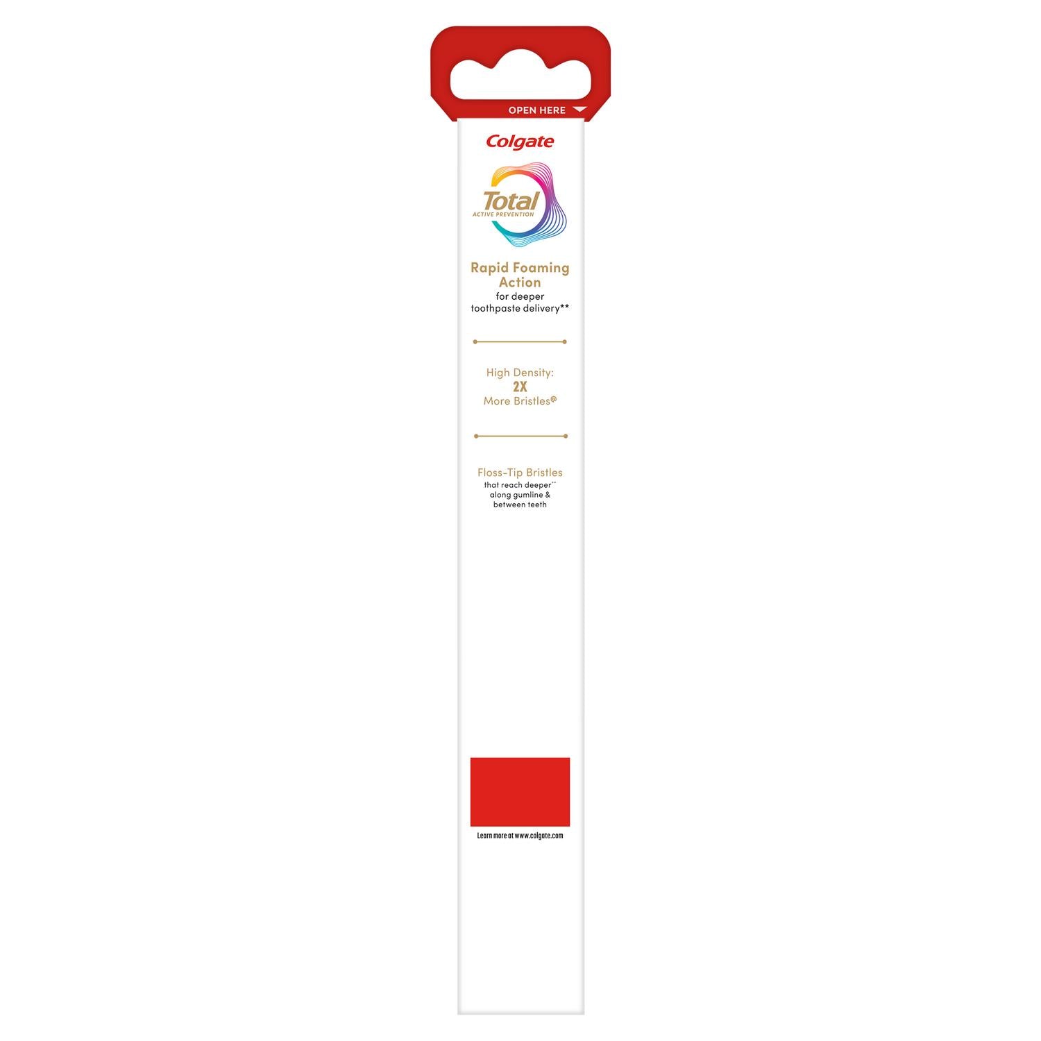 Colgate Total Foaming Clean Medium Manual Toothbrush - British product