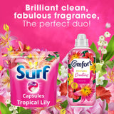 Surf Laundry Capsules Tropical Lily 51 Washes (British brand)