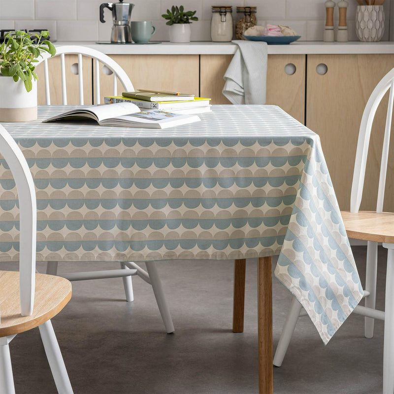 Habitat Block Print Wipe Clean Table Cloth