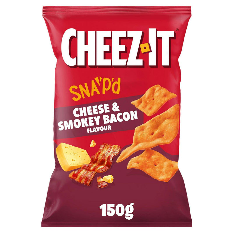 Cheez-It Cheese & Smokey Bacon 150g - British product