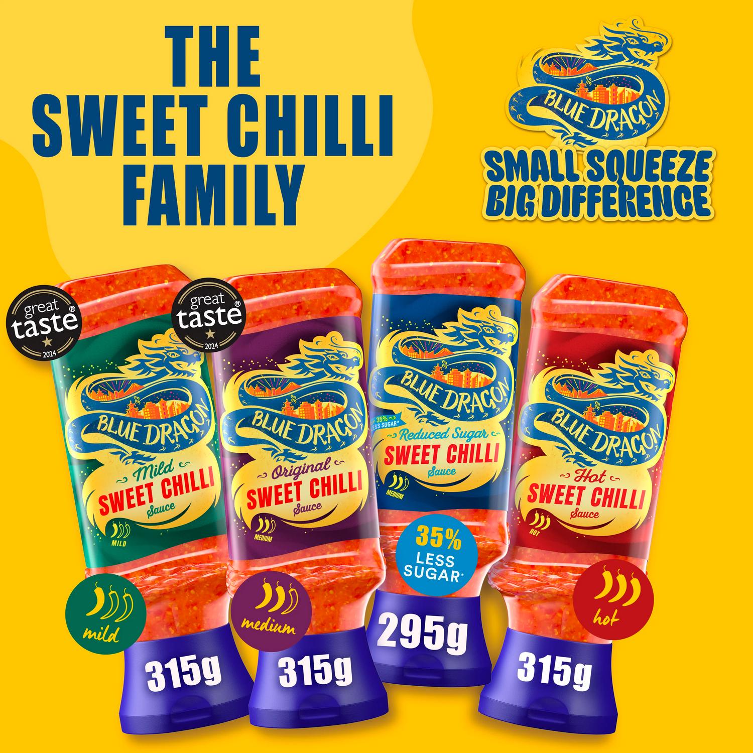 Blue Dragon Hot Sweet Chilli Dipping Sauce 315g - British product