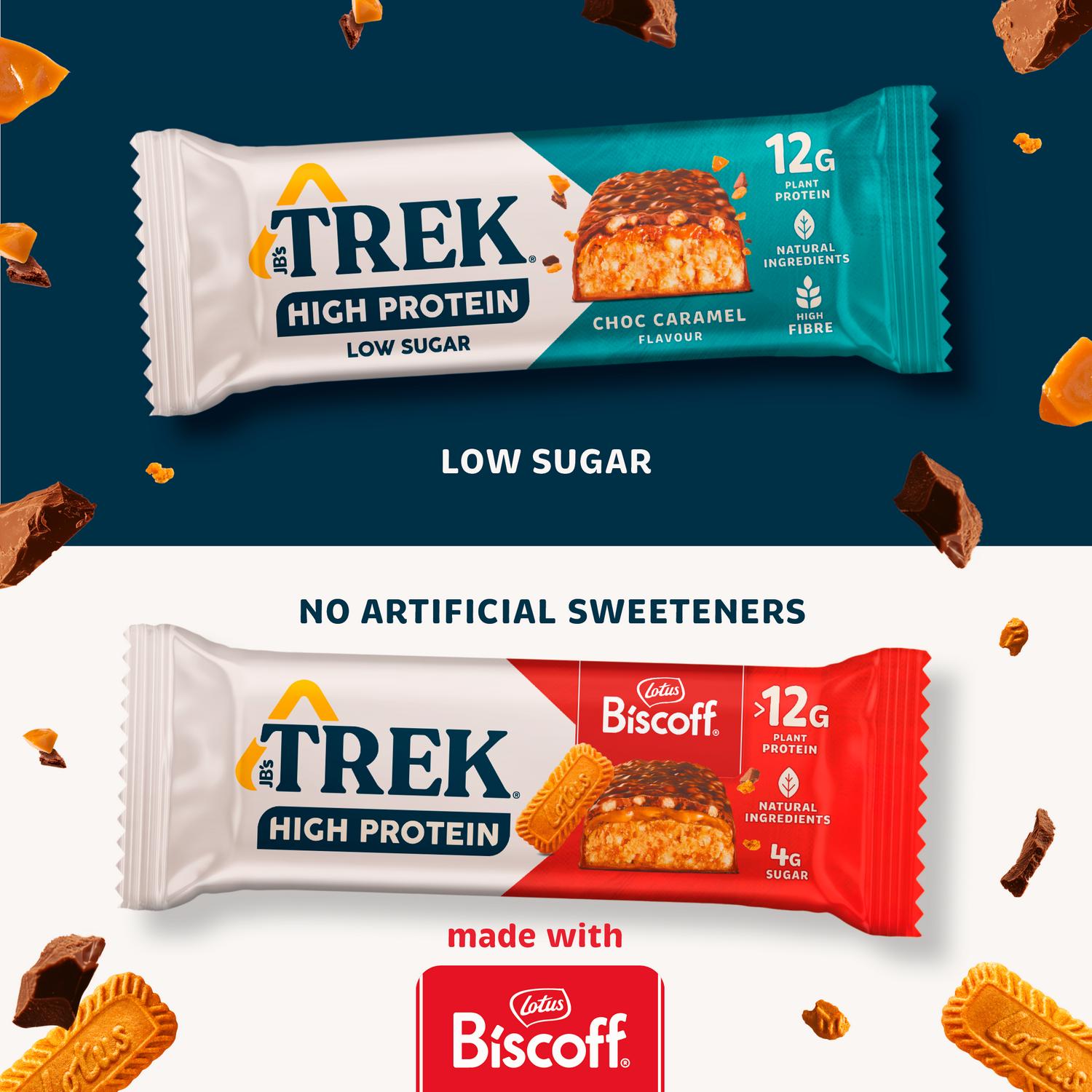 Trek High Protein Bar Biscoff 44g (British brand)