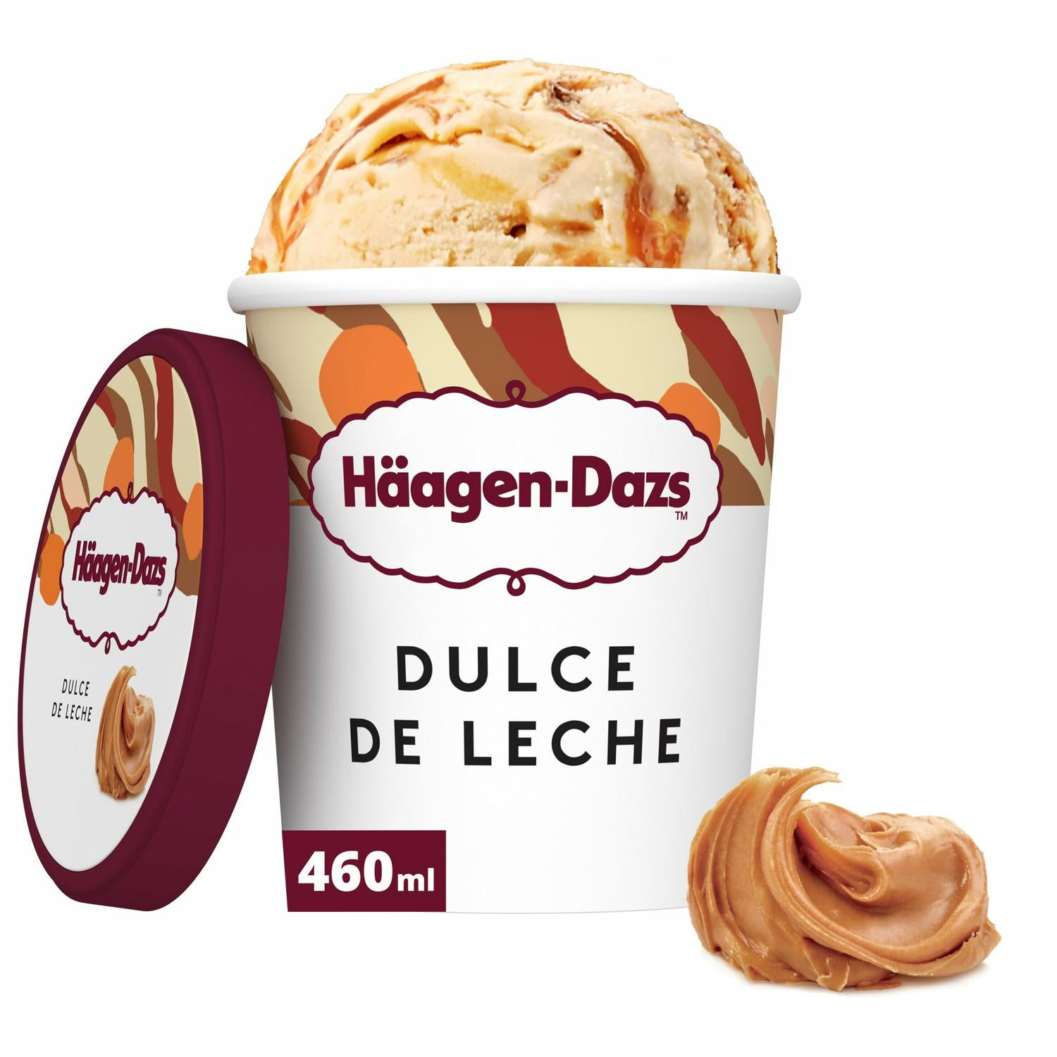 Haagen-Dazs Dulce De Leche ice cream 460ml, UK version