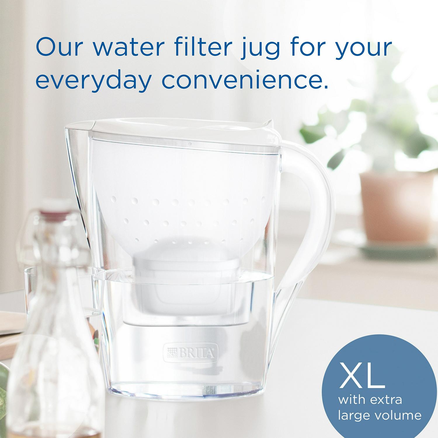 BRITA Marella 3.5L XL Water Filter Jug - White