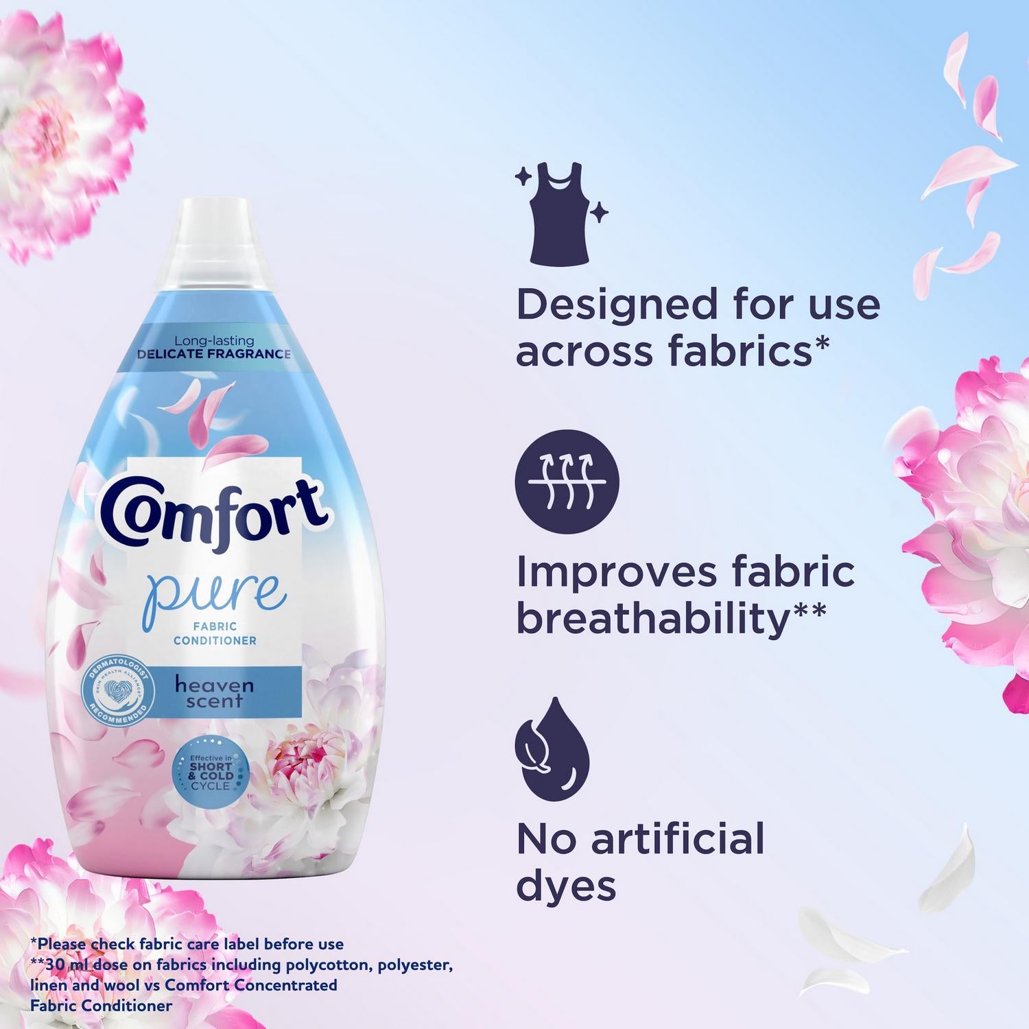 Comfort Fabric Conditioner Pure Heaven Scent 570ml - British product