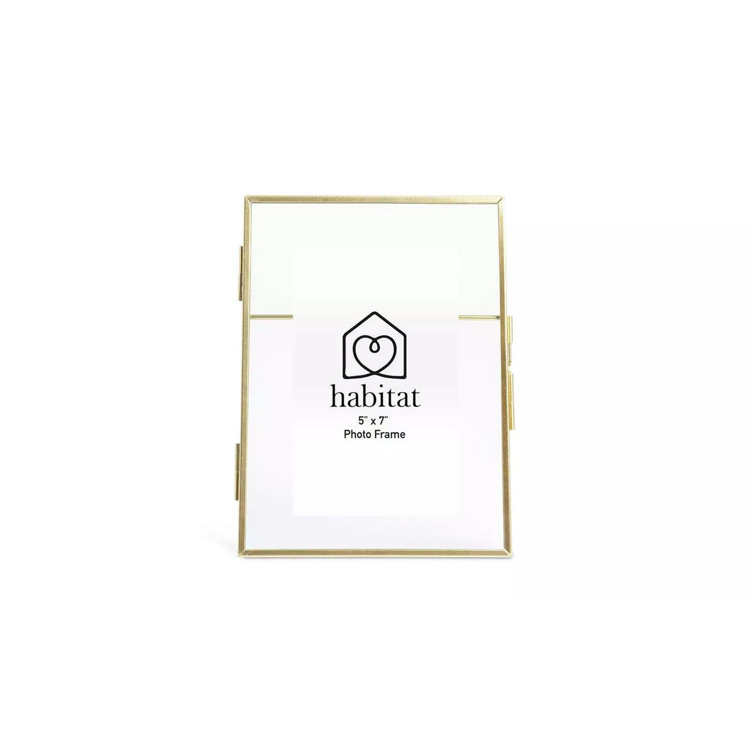 Habitat gold easel picture frame 5x7 inch, UK version