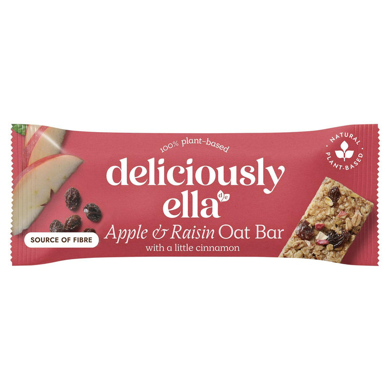 Deliciously Ella Apple and Raisin Oat Flapjack 50g - British product