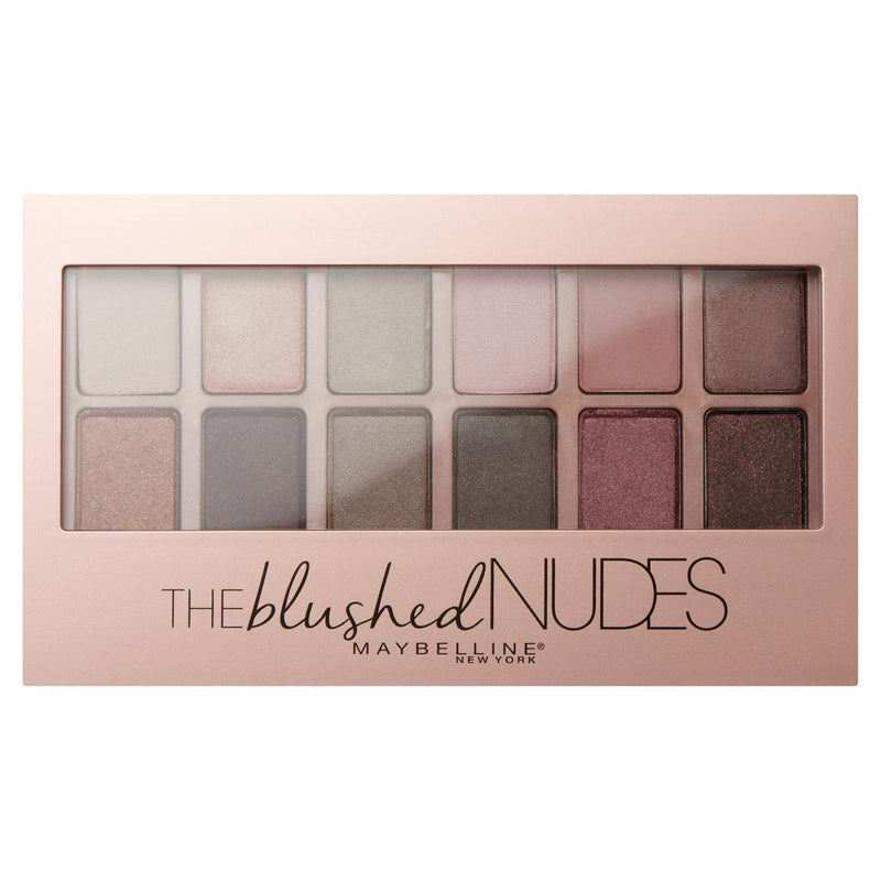12-Shade Nude Eyeshadow Palette with Matte and Shimmer Finishes