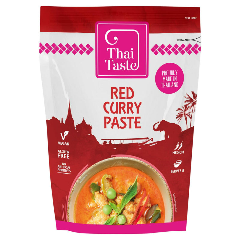Thai Taste Red Curry Paste 200g (British brand)