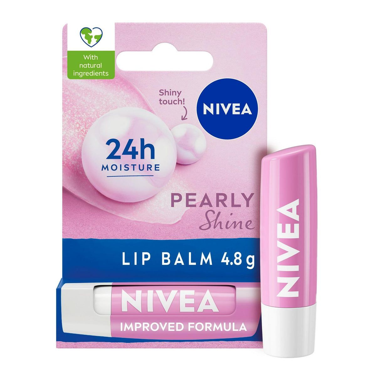 24-Hour Moisturizing Pearly Shine Lip Balm with Pearl Extract 4.8g