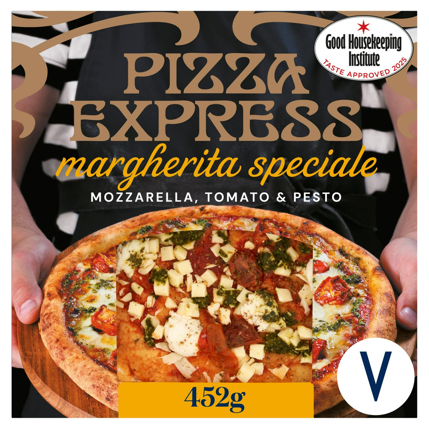 Pizza Express Pizza Base Margherita Speciale 452g, imported from the UK