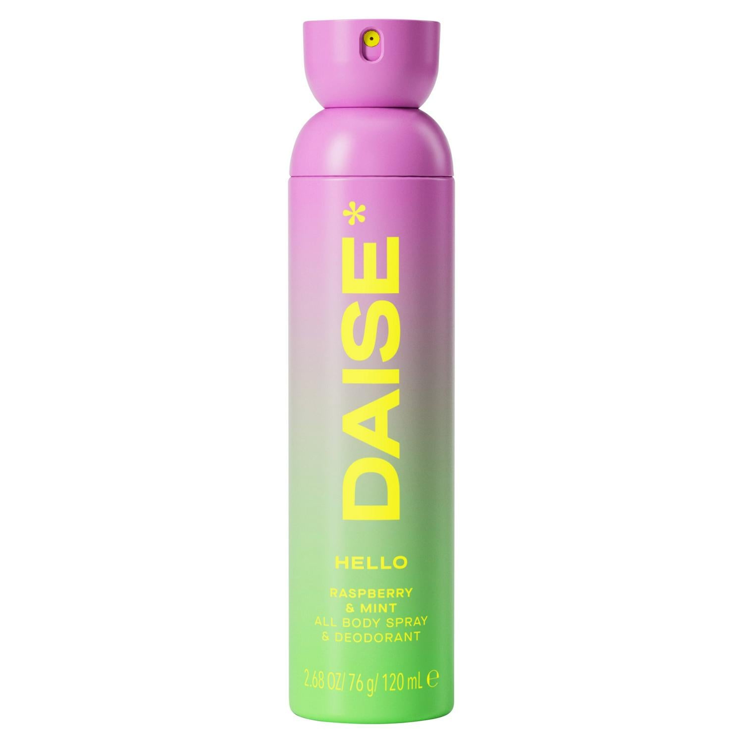 Daise All Body Spray & Deodorant Raspberry & Mint 120ml, imported from the UK