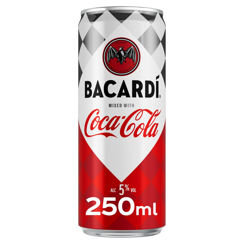 Ready-to-Drink Rum and Cola Mixed Beverage Can 250ml